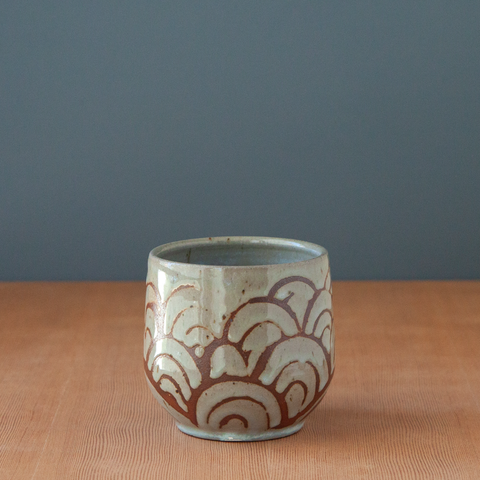 Soda-Fired Wave Cup