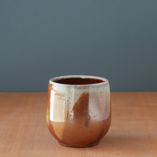 Soda-Fired Layered Shino Cup
