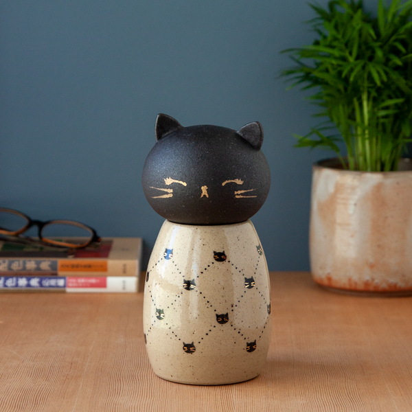 Kokeshi-Inspired Kitty - Haute Catture