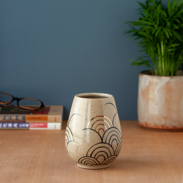 Kokeshi-Inspired Ceramic Doll - Rising Tides