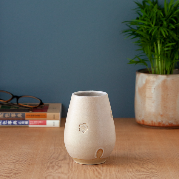Kokeshi-Inspired Ceramic Doll - Golden Spring