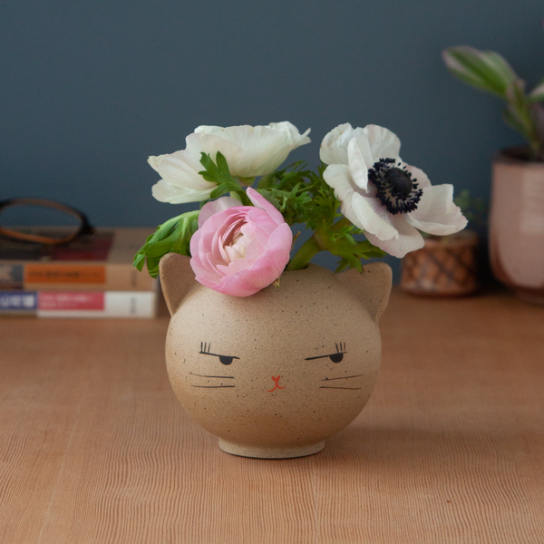 Buddy Vase - Kitty Cat