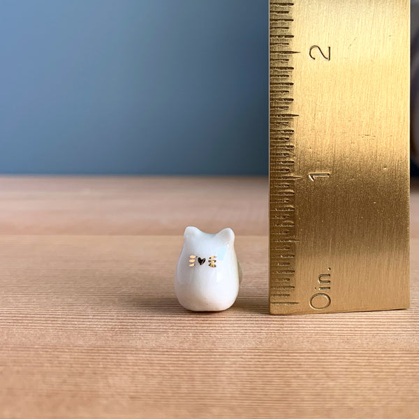 Porcelain Kitty Cat Miniature
