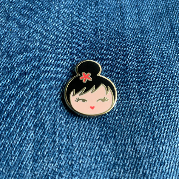 Coy Enamel Pin