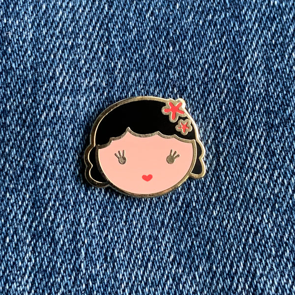 Bright-Eyed Enamel Pin