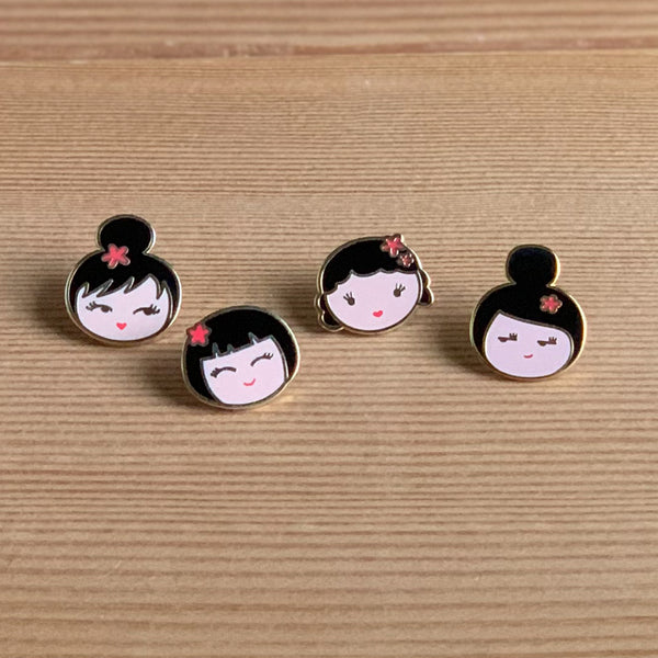 Coy Enamel Pin