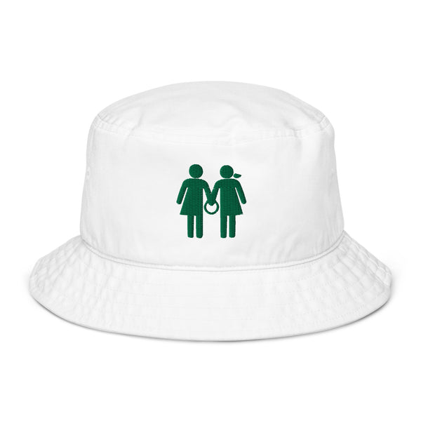 Organic Bucket Hat - Green Logo