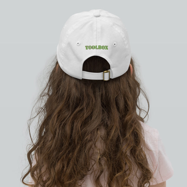 Youth Baseball Cap - Blue-Green Gears